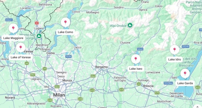 8 laghi lombardi