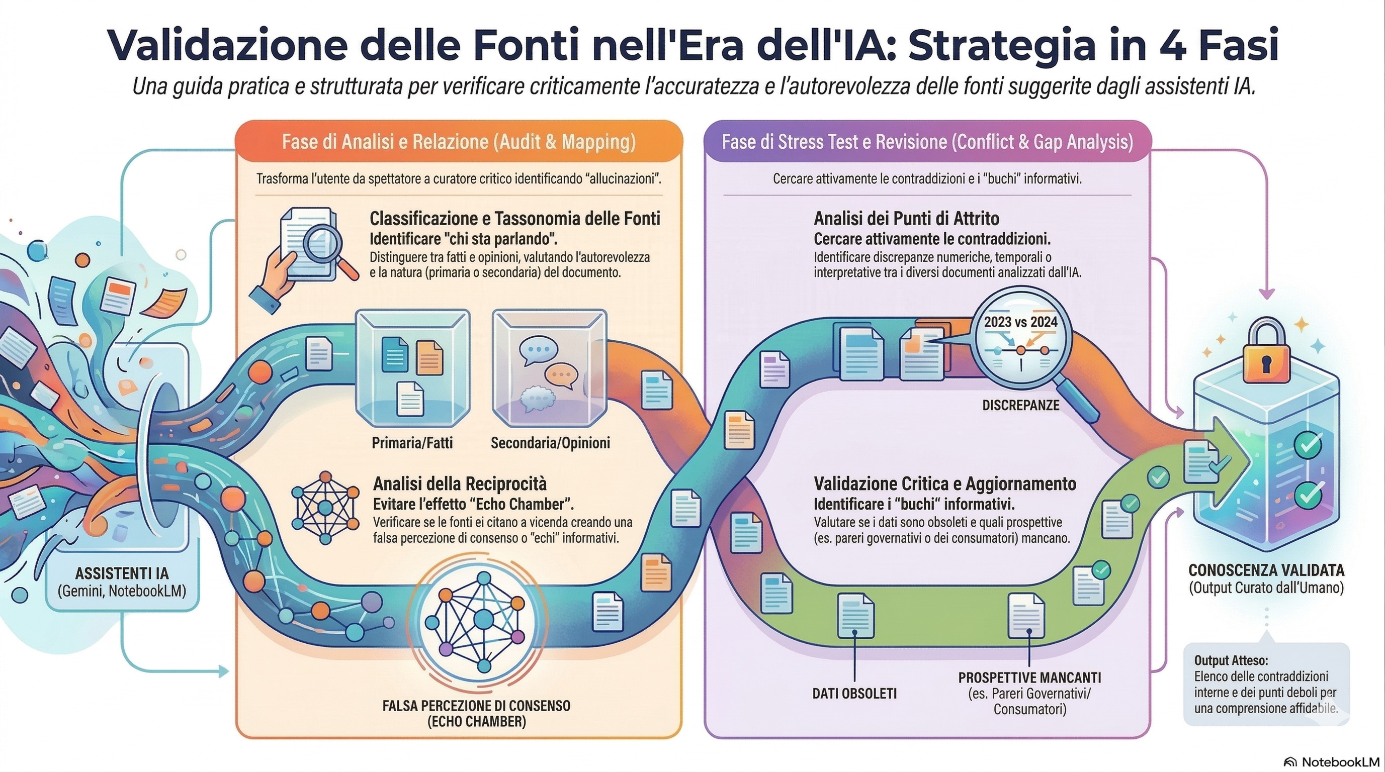 Infografica fasi di validazione