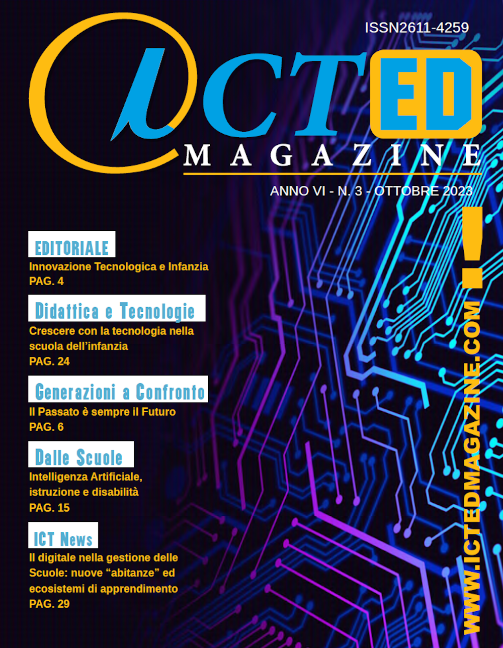 ICTEDMAGAZINE Ottobre 2022 Anno V N. 3 page 0001 1